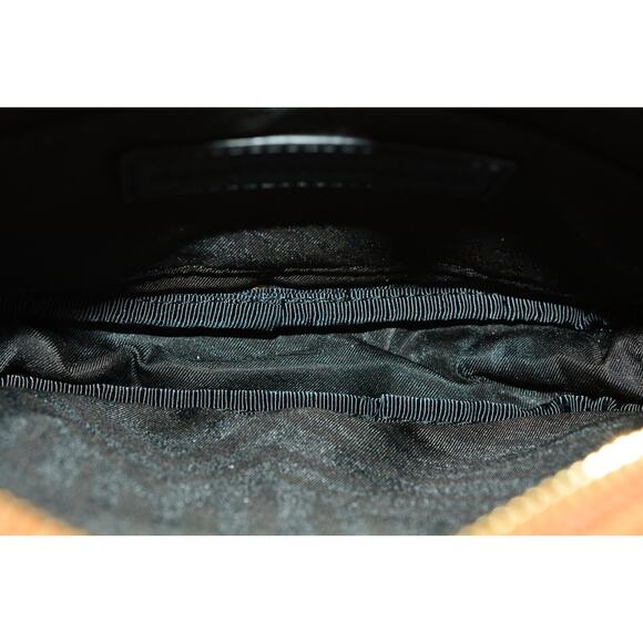 Rebecca Minkoff Belt Bag Desert Tan Pebbled Leather Three Zipper Gold Tone - Picture 11 of 12